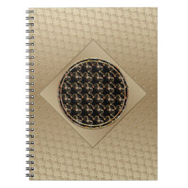 Espiral Caderno do Símbolo do Morcego Chinês