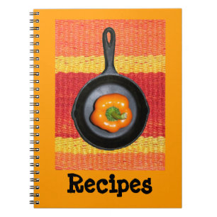 Espiral Caderno do sudoeste da receita do estilo