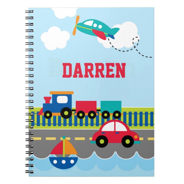 Espiral Caderno do transporte (Frente)