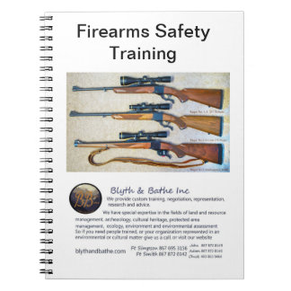 Espiral Caderno do treinamento de Safty
