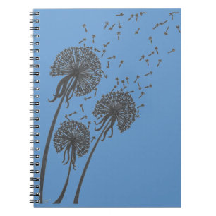 Espiral Caderno do trio do dente-de-leão