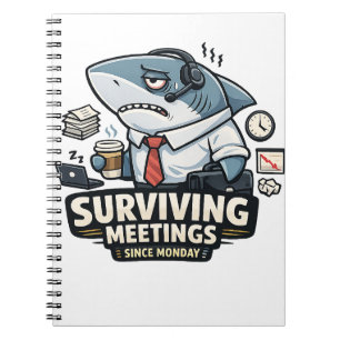 Espiral Caderno do Tubarão Corporativo Sobrevivendo às R