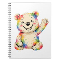 Caderno do urso pintado
