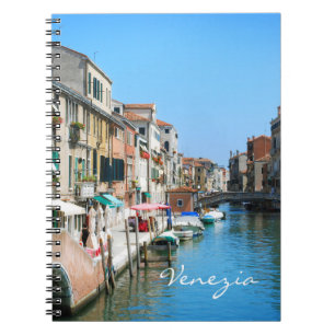 Espiral Caderno do viagem de Veneza