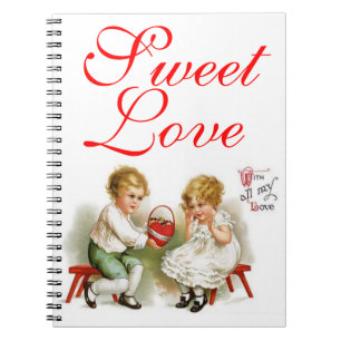 ESPIRAL CADERNO DOCE DO DIA DE OS NAMORADOS DO AMOR -