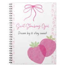 Caderno Doce Morango