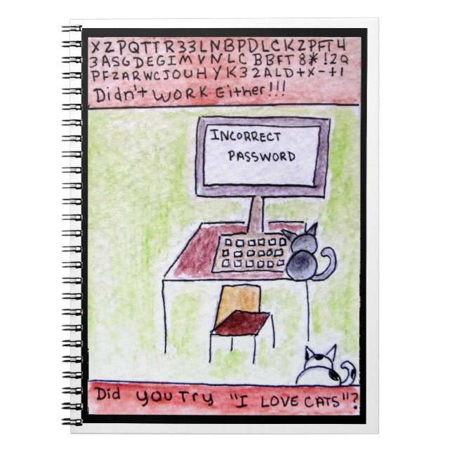 Espiral Caderno dos cabouqueiros do gato (Frente)