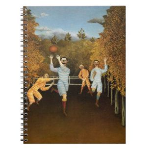 Espiral Caderno dos jogadores de futebol de Rousseau
