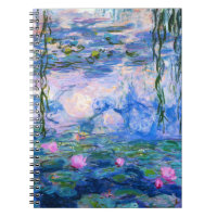 Caderno dos lírios de água de Monet