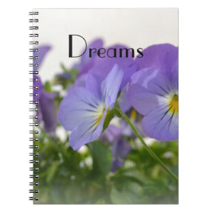 Espiral Caderno dos Pansies dos sonhos