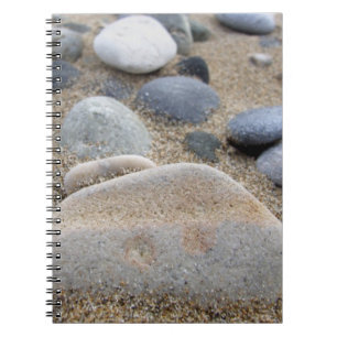 Espiral Caderno dos seixos da praia