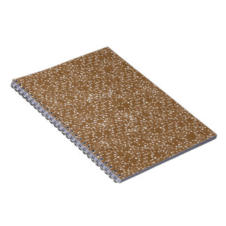 Espiral Caderno Dourado Damask