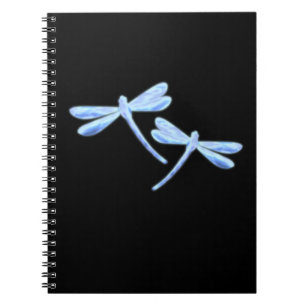 Espiral Caderno Dragonfly - Brilho Azul Gelo