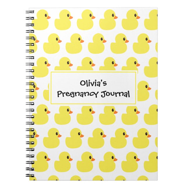Espiral Caderno "Ducky" de borracha (Frente)