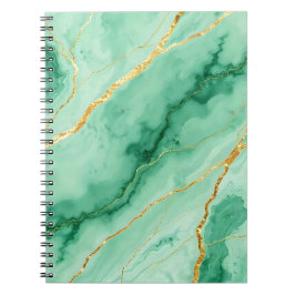 Espiral caderno efeito mármore