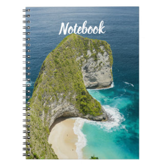 Espiral Caderno Elegante da Bela Praia do Mar