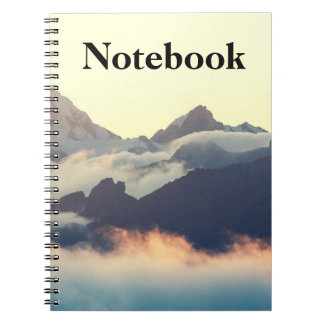Espiral Caderno Elegante e Bonito da Natureza