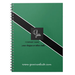 Espiral Caderno Empresarial com Logotipo Personalizado da