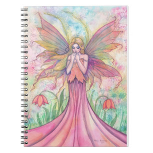 Espiral Caderno Encantado da Fada das Flores Silvestres