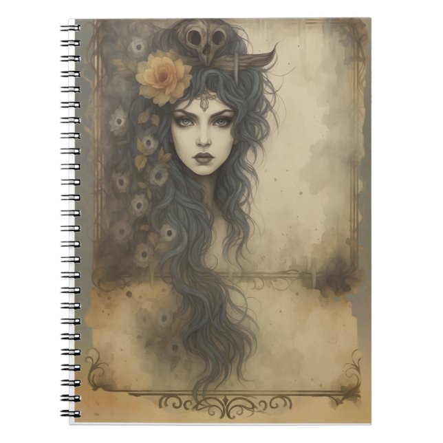 Espiral Caderno Encantador Gótico (Frente)