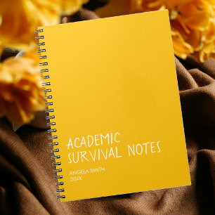 Espiral Caderno Engraçado para Estudantes, Diário de Humor
