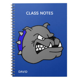 Espiral Caderno Escolar Personalizado Bull Dog
