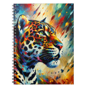 Espiral Caderno Espírito Leopardo Espectro