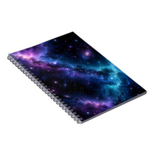 Espiral Caderno Estético da Galáxia   Diário Espaço Cósmic