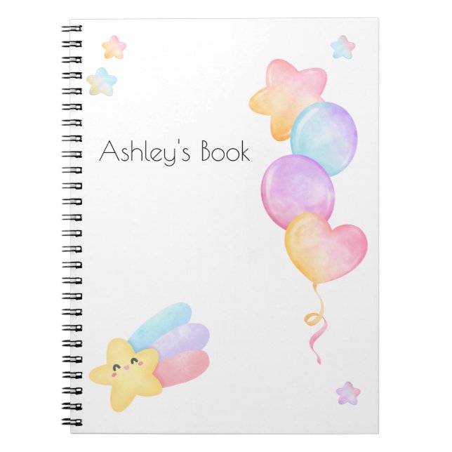 Espiral Caderno estilo Kawaii fofo (Frente)