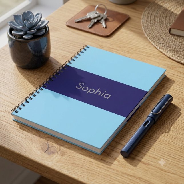 Espiral Caderno estilo minimalista  (Criador carregado)