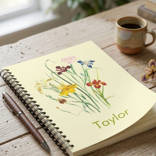Espiral Caderno estilo minimalista  (Criador carregado)