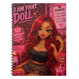 Espiral Caderno Eu Sou Aquela Boneca