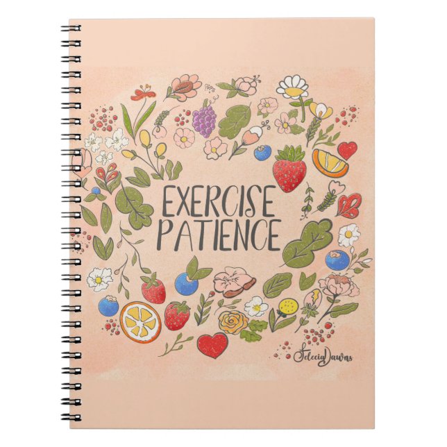 Espiral Caderno Exercise Patience 8,5 x 11 (Frente)