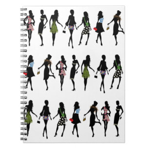 Espiral Caderno fabuloso das mulheres da forma