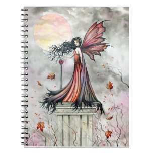 Espiral Caderno Fada dos Ventos de Outono