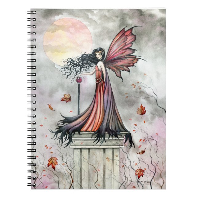 Espiral Caderno Fada dos Ventos de Outono (Frente)