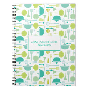 Espiral Caderno favorito das receitas da mãe do