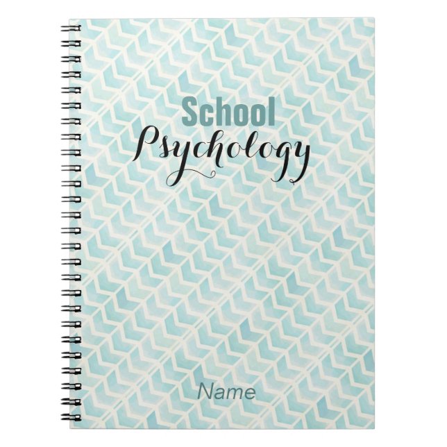 Espiral Caderno feito sob encomenda da psicologia da (Frente)