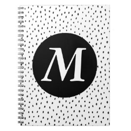 Espiral Caderno feito sob encomenda do ponto do Doodle do