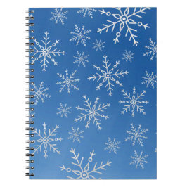 Espiral Caderno Floco de Neve Azul – Diário Estético de In