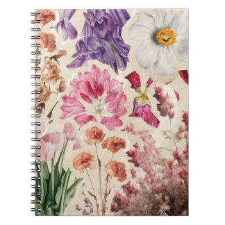 Espiral Caderno Floral