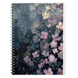Espiral Caderno floral