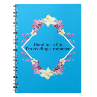 Espiral Caderno Floral Amante de Romance