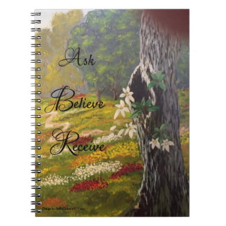 Espiral Caderno fluido da arte