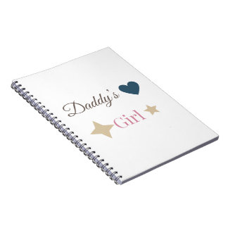 Espiral Caderno Fofo da Menina do Papai – Presente Doce pa