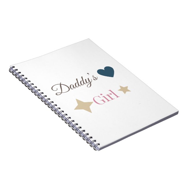 Espiral Caderno Fofo da Menina do Papai – Presente Doce pa (Lado Direito)