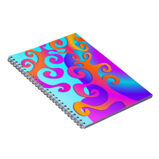 Espiral Caderno Funky do trio da árvore