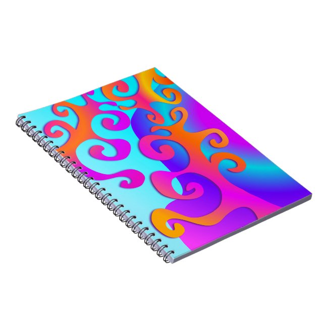 Espiral Caderno Funky do trio da árvore (Lado Direito)