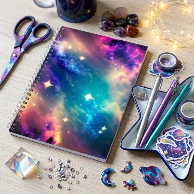 Espiral Caderno Galáxia Espaço Exterior (Criador carregado)
