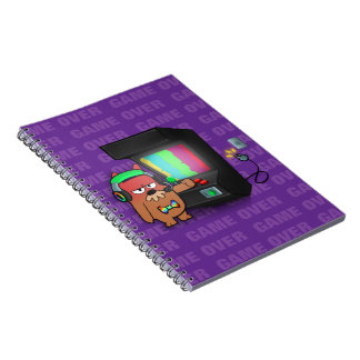 Espiral Caderno "Game Over"